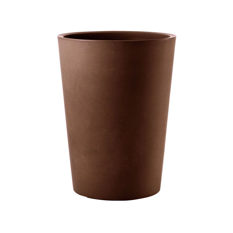 foto del prodotto giordanoshop vaso 39x50 cm in polietilene zamora 50 bronzo