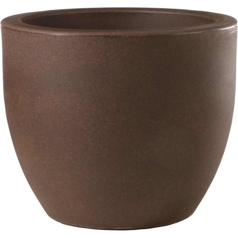 foto del prodotto giordanoshop vaso 70 cm in resina ares 70 bronzo