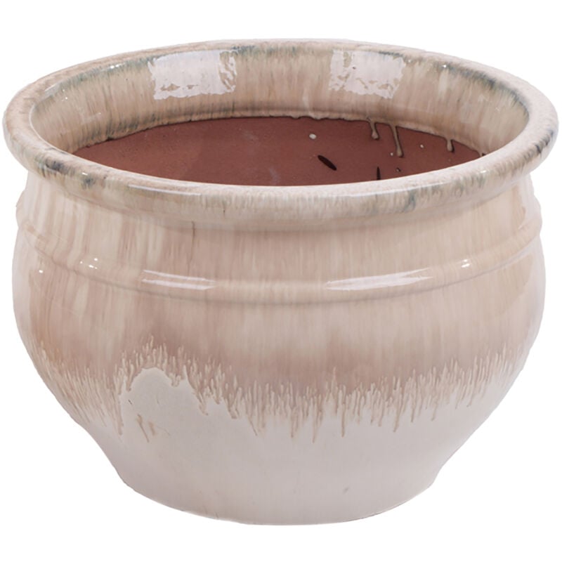 foto del prodotto giordanoshop vaso cachepot in ceramica larghezza 36 cm