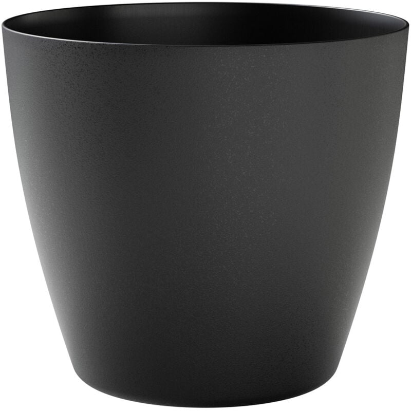 foto del prodotto giordanoshop vaso da interno e esterno 35x31 cm in polipropilene bayon 35 ash antracite