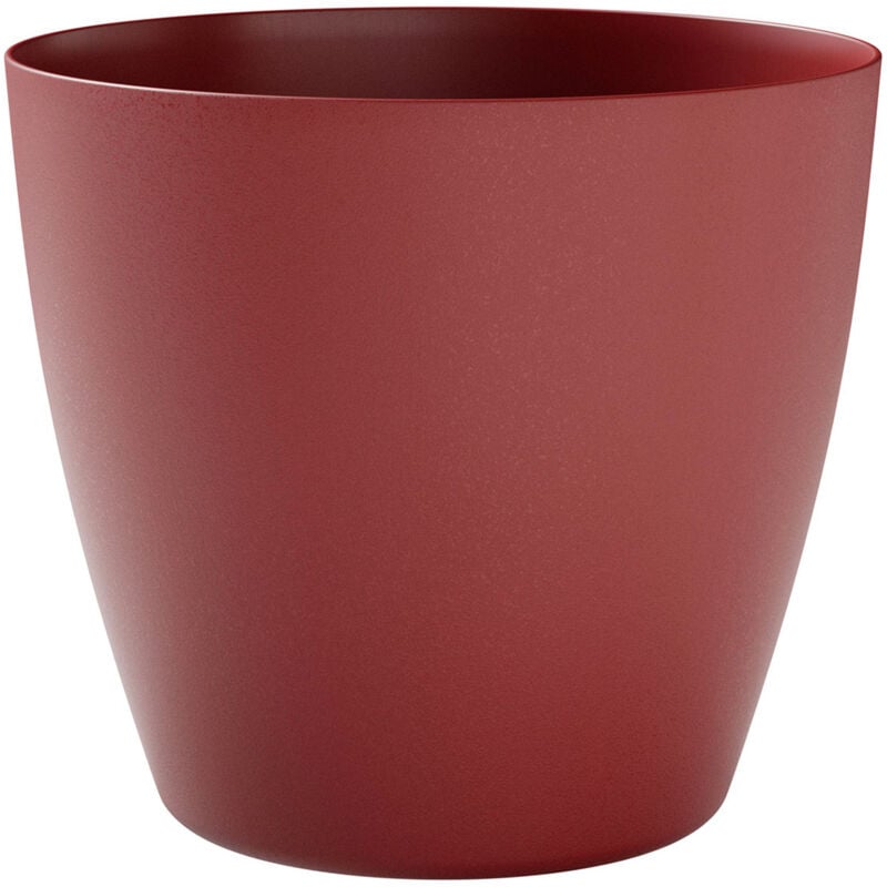 foto del prodotto giordanoshop vaso da interno e esterno 35x31 cm in polipropilene bayon 35 blush rosso