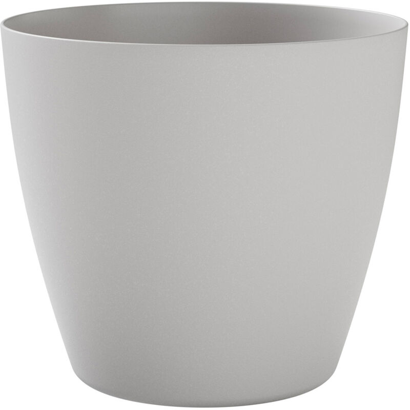 foto del prodotto giordanoshop vaso da interno e esterno 35x31 cm in polipropilene bayon 35 cloud bianco