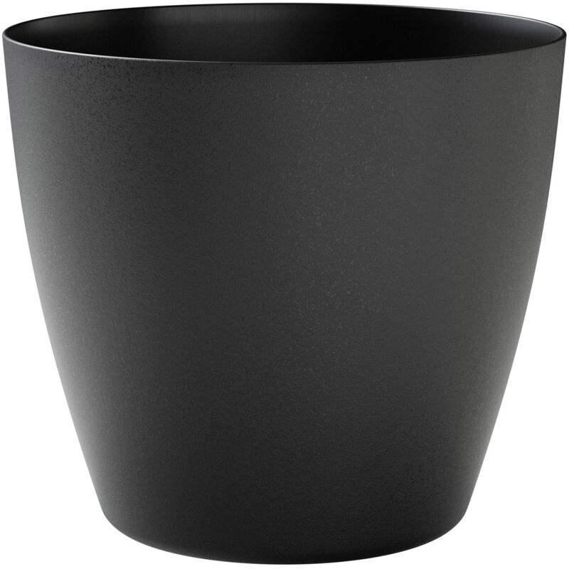 foto del prodotto giordanoshop vaso da interno e esterno 40x36 cm in polipropilene bayon 40 ash antracite