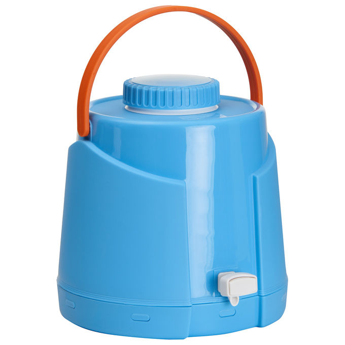 foto del prodotto giostyle bottiglia fiesta con rubinetto 5 litri blu