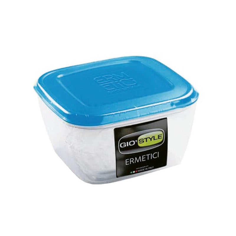 foto del prodotto giostyle contenitori ermetici quadrati per alimenti in plastica lt.4,00 cm.23x23x12h