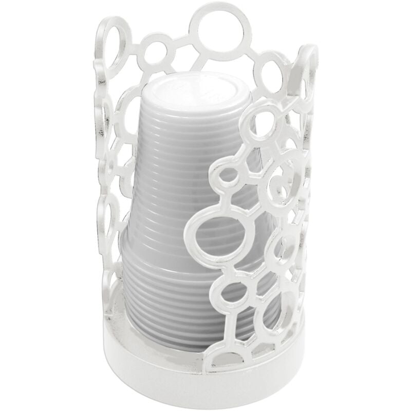 foto del prodotto giostyle portabicchieri forme bianco made in italy plastica 100 riciclabile