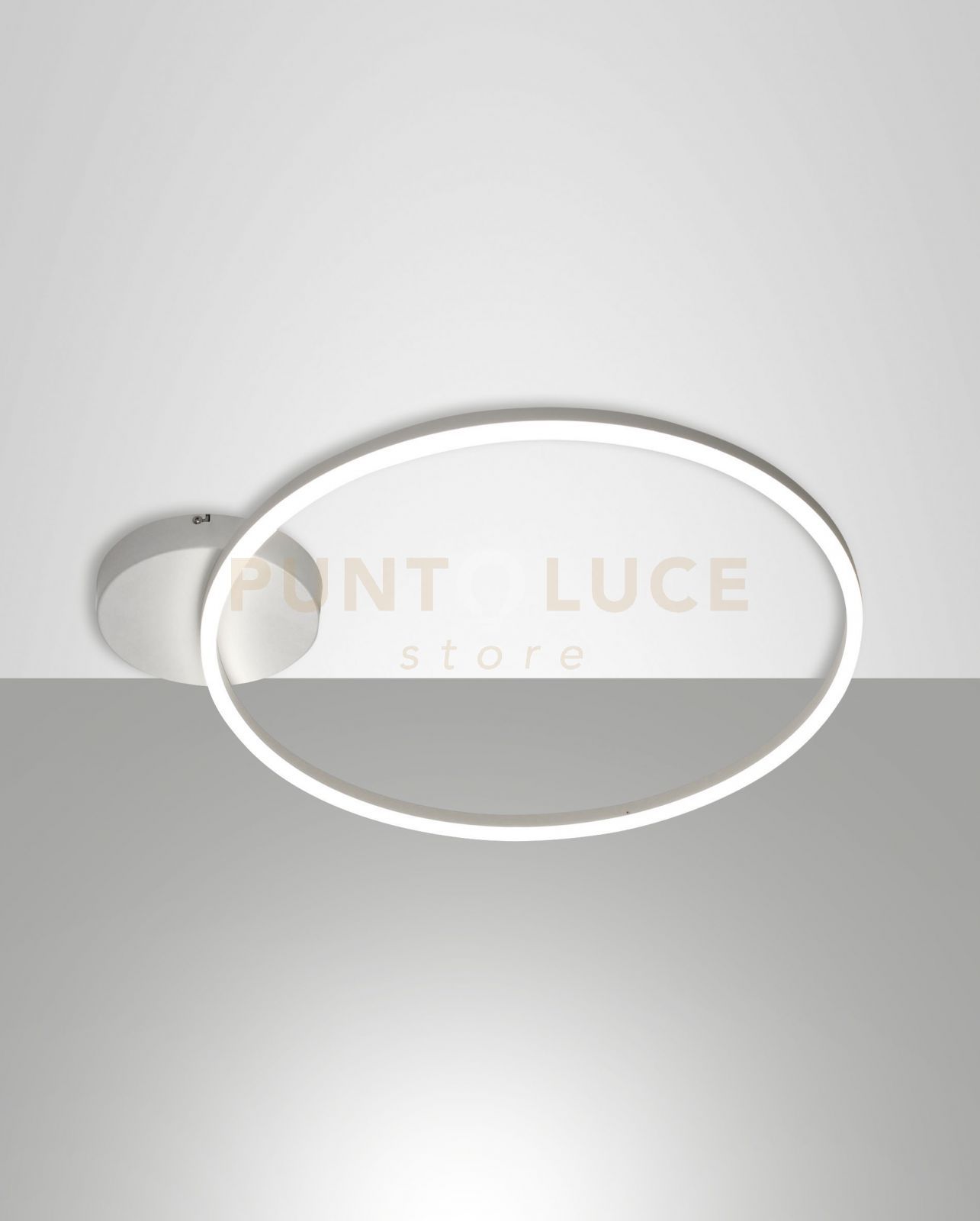 foto del prodotto giotto plafoniera bianca d.60cm a led 3000k 36w 3780 lm dimmerabile