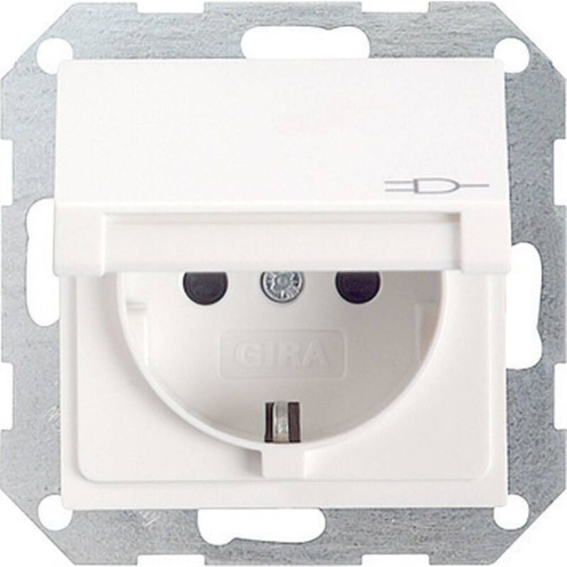 foto del prodotto gira frutto presa schuko system 55, standard 55, e2, event, event chiara, event opaca, esprit, classix bianco pulito l