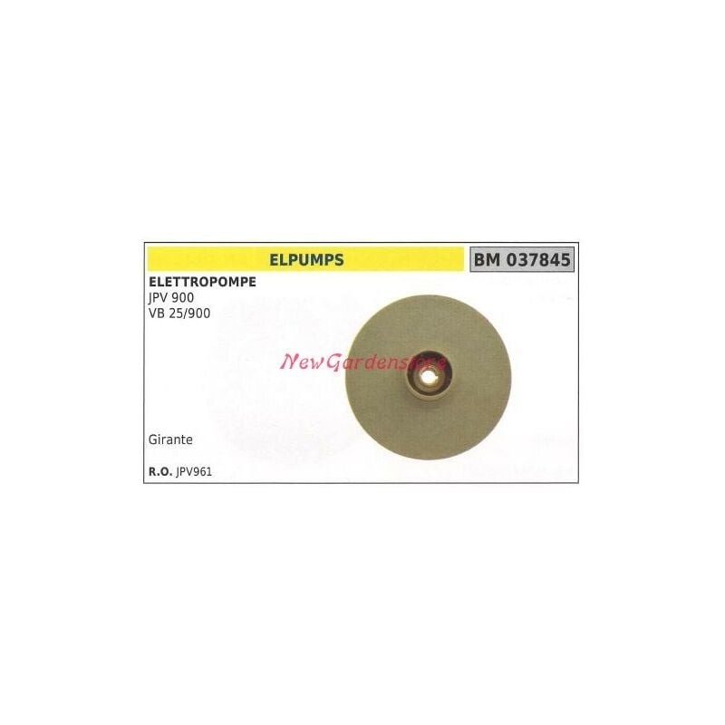foto del prodotto girante elpumps elettropompa jpv 900 vb 25 900 037845
