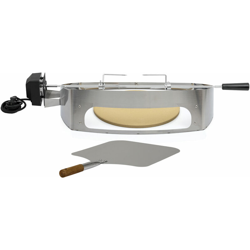 foto del prodotto girarrosto adatto per weber q200 q2000 girarrosto pizzaring bbq toro