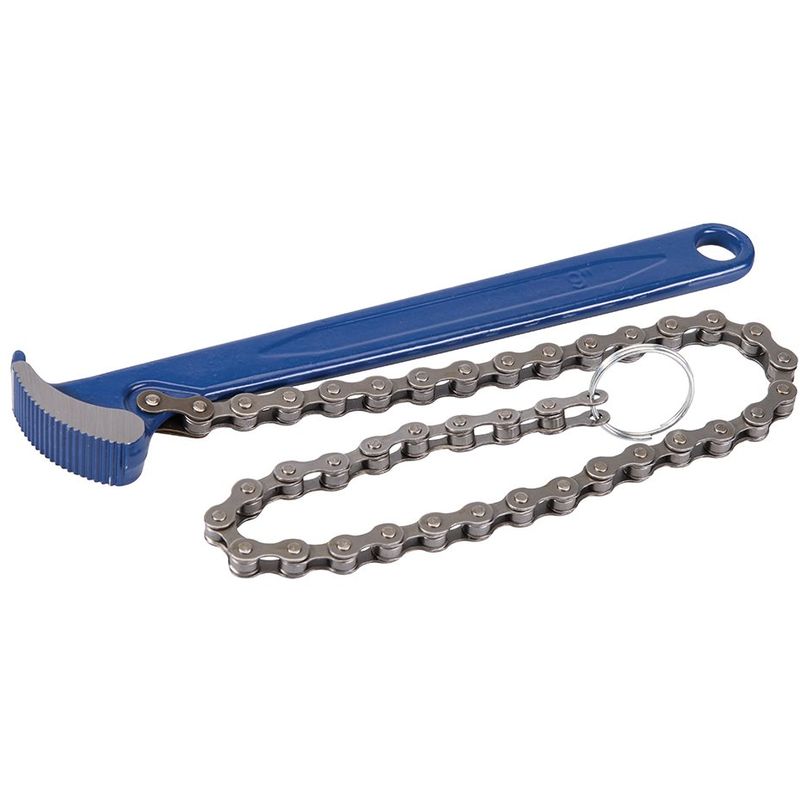 foto del prodotto giratubi a catena 300 x 120 mm 427590 silverline