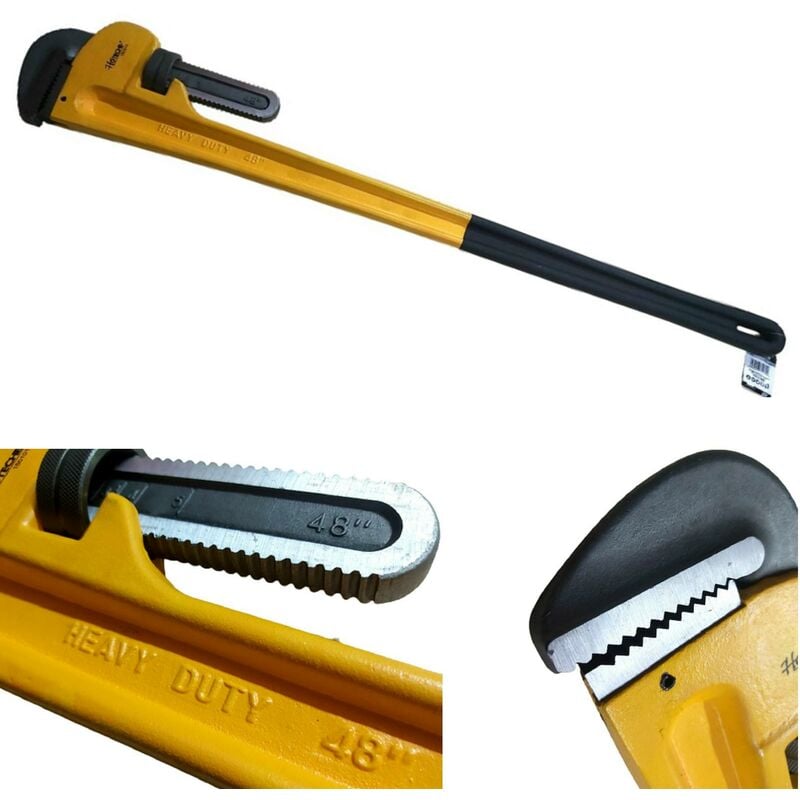 foto del prodotto giratubi acciaio 1200mm mod.amercano 4 giratubo chiave americana