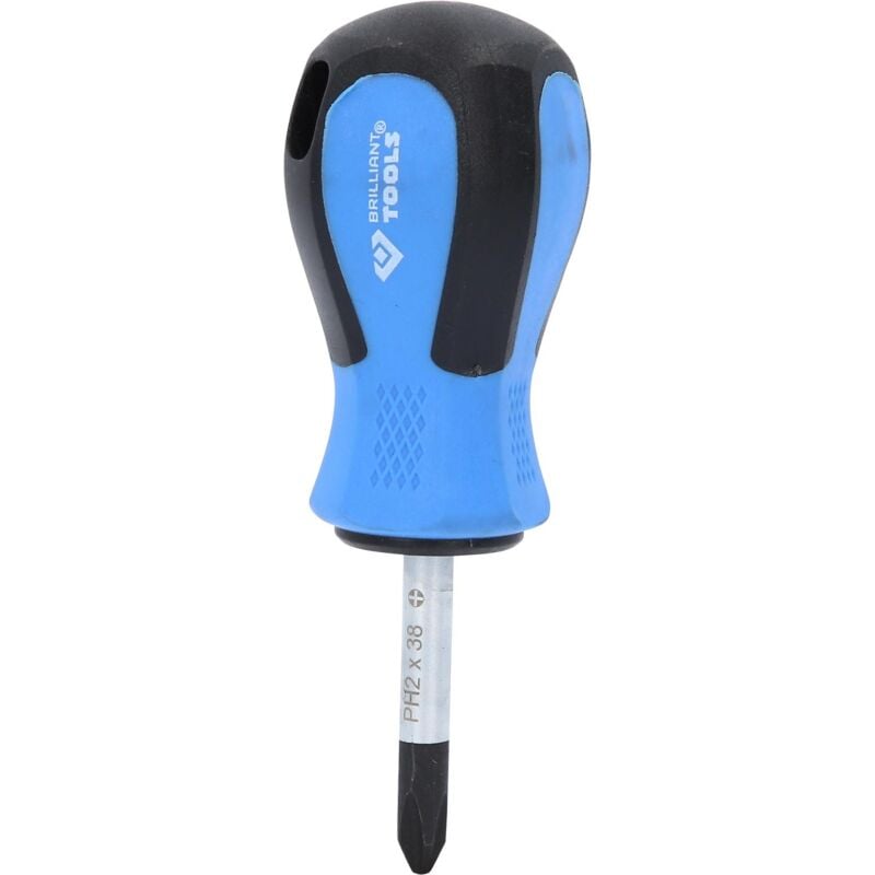 foto del prodotto giravite a croce, ph phillips, ph2 x 38 mm, forma corta
