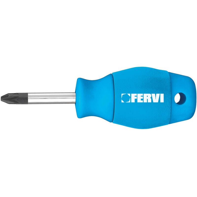 foto del prodotto giravite cacciavite a croce corto nano pz 2 x 38 mm fervi c885 2038
