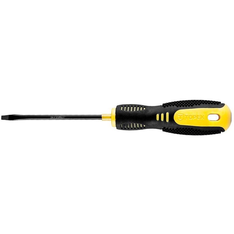 foto del prodotto giravite cacciavite piatto 3,2x75mm topex 39d801