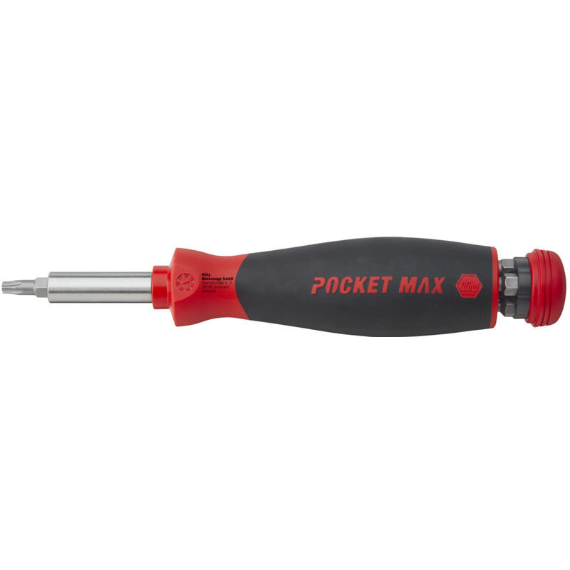 foto del prodotto giravite con portainserti a magazzino pocketmax magnetico assortito con 8 inserti, 1 4 45292 wiha