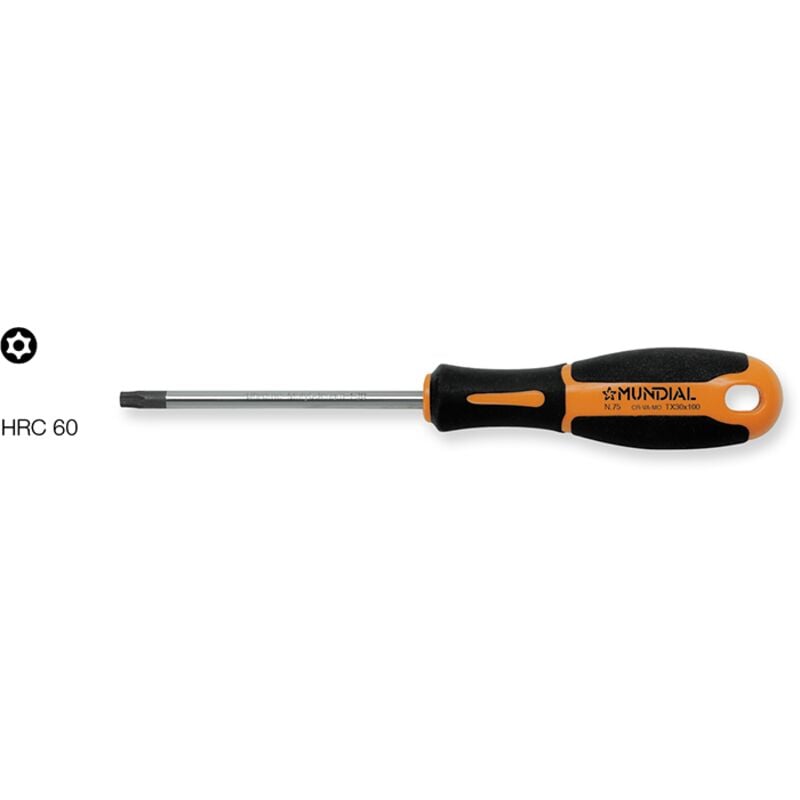 foto del prodotto giravite per viti torx con forotx15x80 mundial