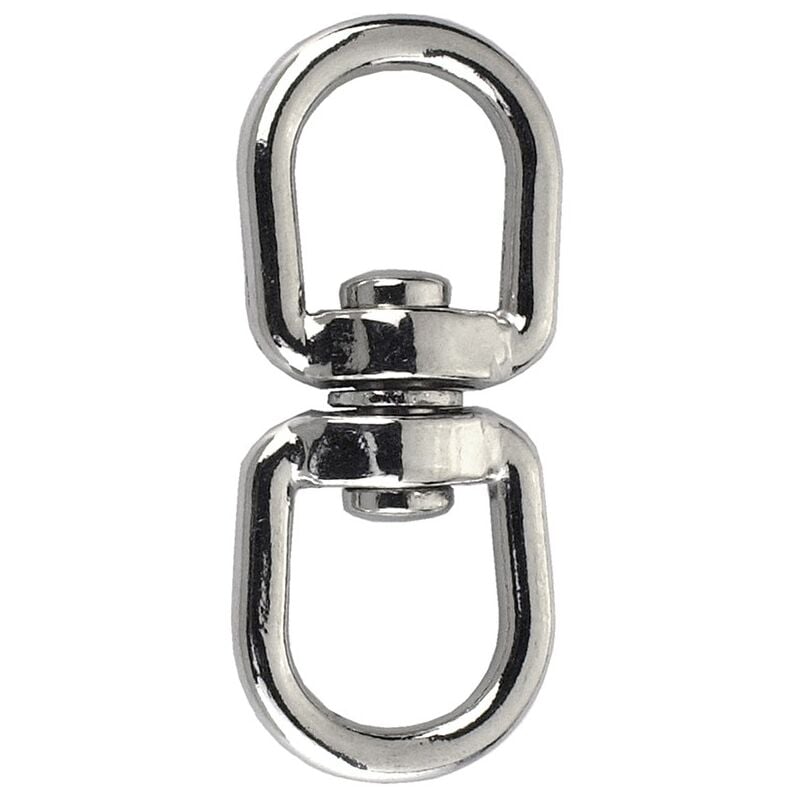 foto del prodotto girella per funi 10 mm. in lega di zinco nichelata