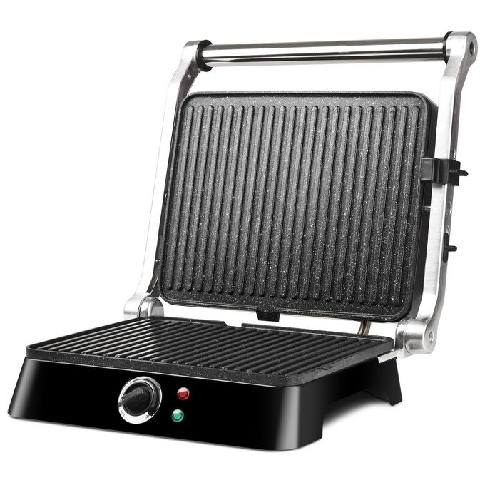 foto del prodotto girmi bistecchiera elettrica bs44 termostato petravera 29x23cm 1400w