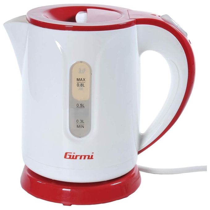 foto del prodotto girmi bl10 bollitore elettrico 0,8 litri 1100w rosso-bianco