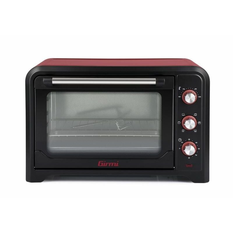 foto del prodotto girmi fe42 fornetto 42 l 2000 w nero rosso grill
