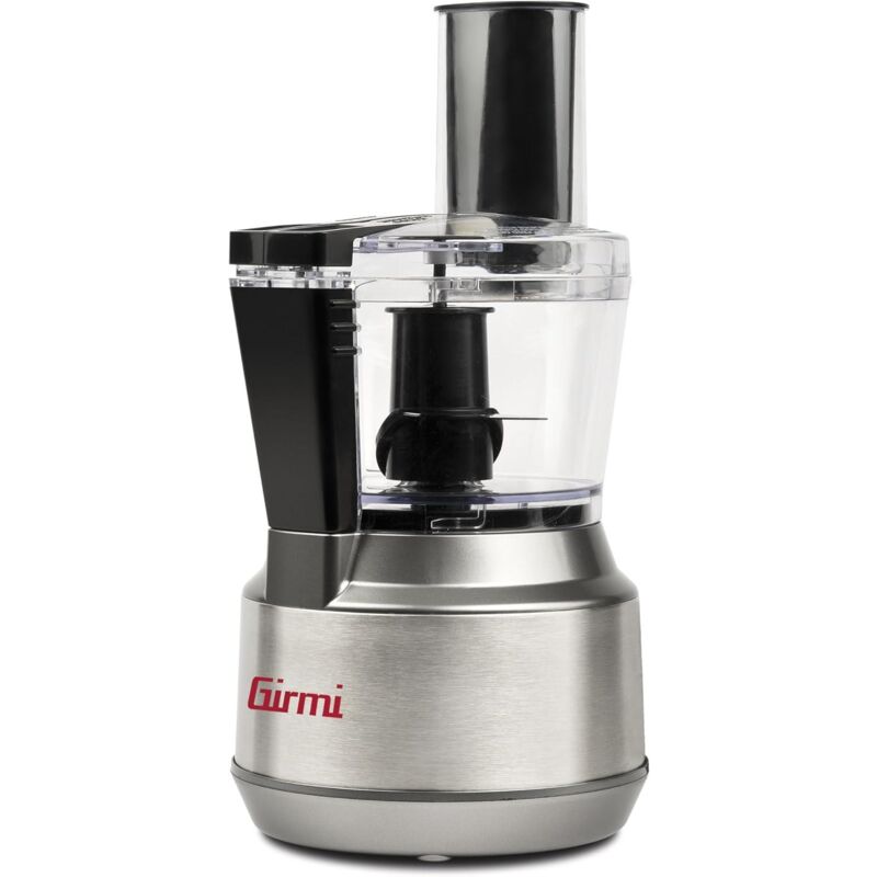 foto del prodotto girmi mastro pocket mini robot multifunzione 300 w capacit 600cc 2 velocit 2 dischi inox doppia sicurezza grigio rb01