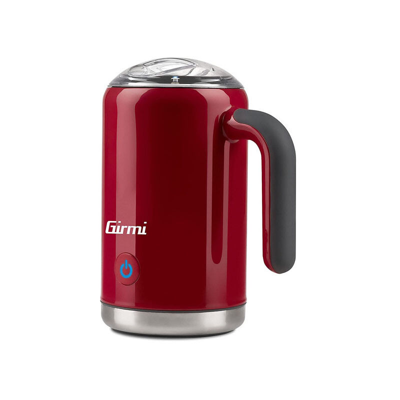 foto del prodotto girmi ml5402 montalatte, 500w, capacit 350ml, spegnimento automatico, contenitore antiaderente, rosso