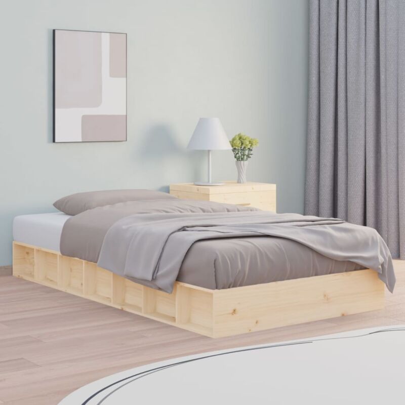 foto del prodotto giroletto 75x190 cm small single in legno massello vidaxl