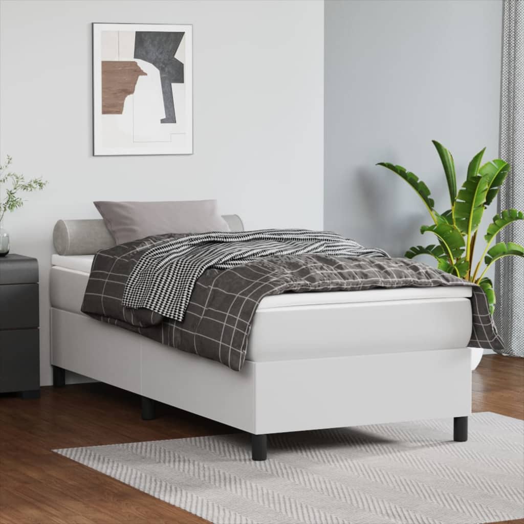 foto del prodotto giroletto a molle bianco 100x200 cm in similpelle cod mxl 57638