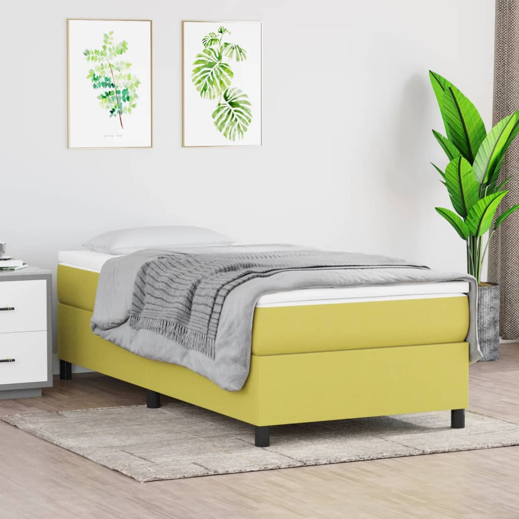 foto del prodotto giroletto a molle verde 100x200 cm in tessuto cod mxl 56807