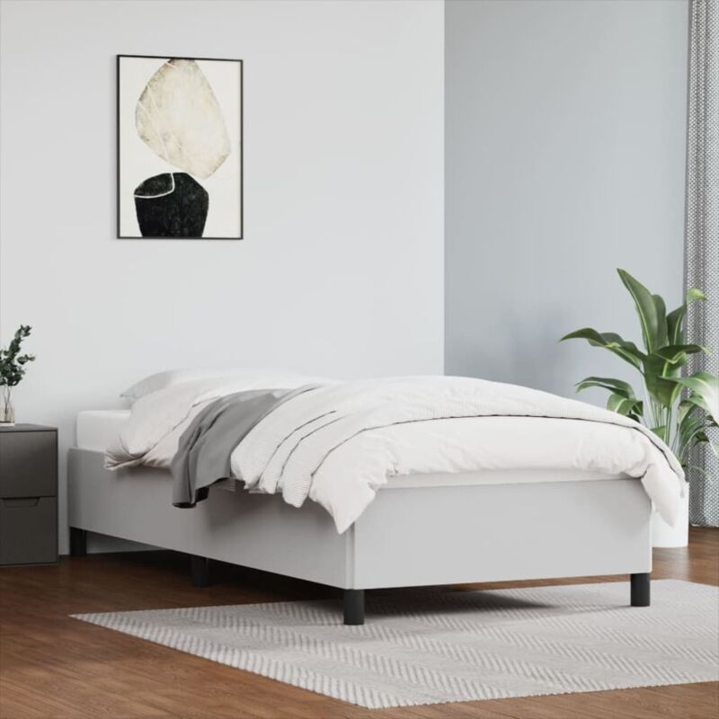 foto del prodotto giroletto bianco 100x200 cm in similpelle - vidaxl