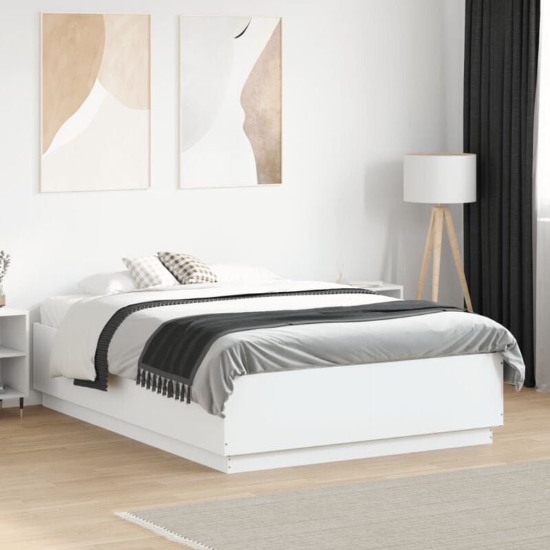 foto del prodotto giroletto bianco 120x190 cm in legno multistrato vidaxl