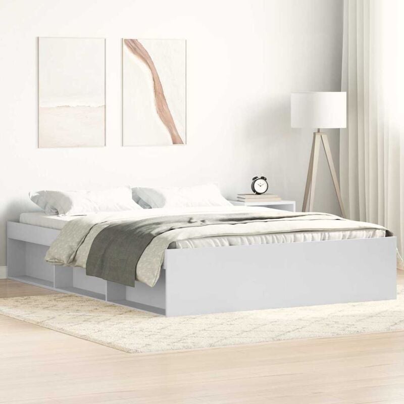 foto del prodotto giroletto bianco 120x190 cm small double vidaxl