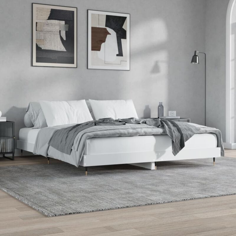 foto del prodotto giroletto bianco 120x200 cm in legno multistrato vidaxl