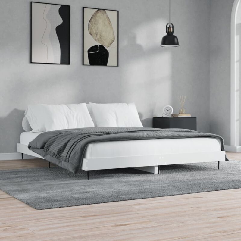 foto del prodotto giroletto bianco 120x200 cm in legno multistrato vidaxl