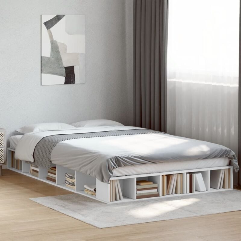 foto del prodotto giroletto bianco 120x200 cm in legno multistrato vidaxl