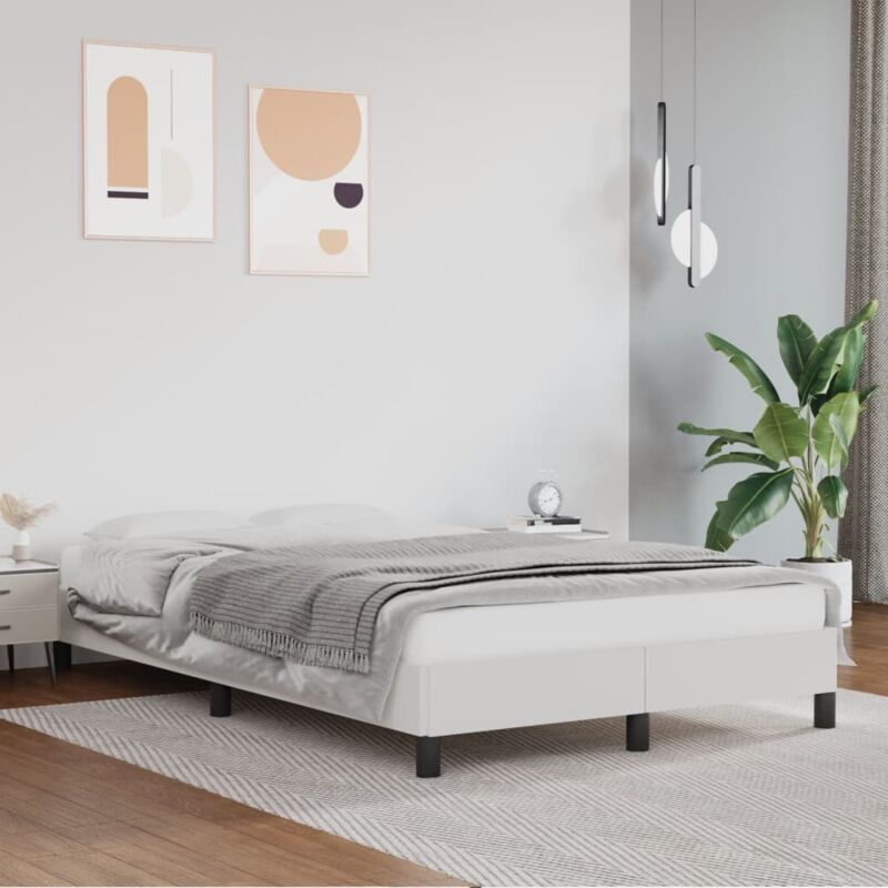 foto del prodotto giroletto bianco 120x200 cm in similpelle vidaxl