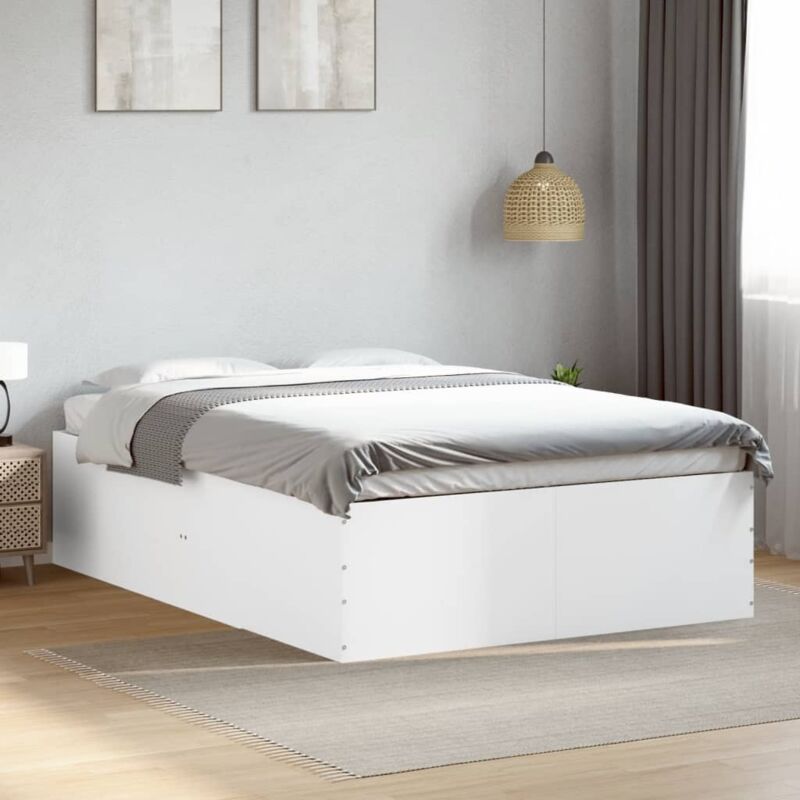 foto del prodotto giroletto bianco 135x190 cm in legno multistrato vidaxl
