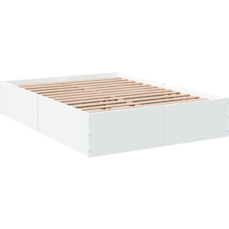 foto del prodotto giroletto bianco 135x190 cm in legno multistrato vidaxl