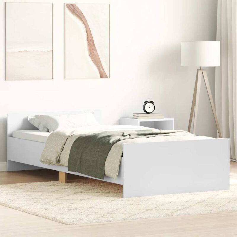 foto del prodotto giroletto bianco 75x190 cm small single in legno multistrato