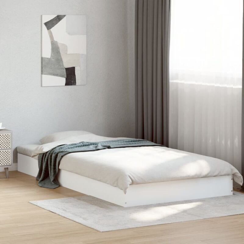 foto del prodotto giroletto bianco 90x190 cm in legno multistrato