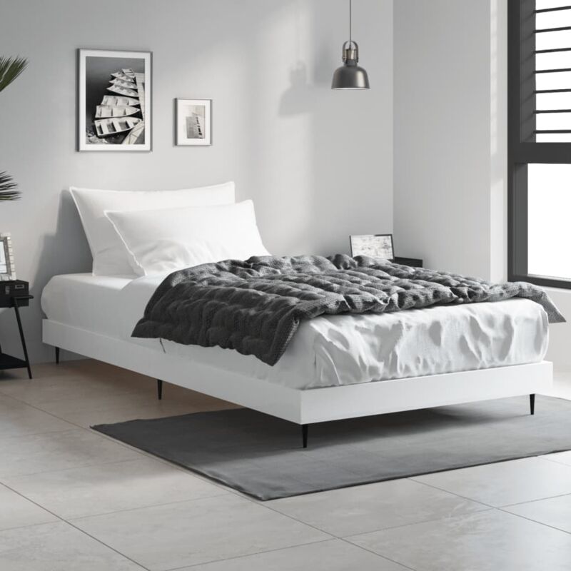 foto del prodotto giroletto bianco 90x200 cm in legno multistrato vidaxl
