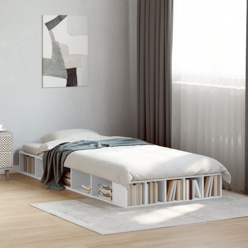 foto del prodotto giroletto bianco 90x200 cm in legno multistrato vidaxl