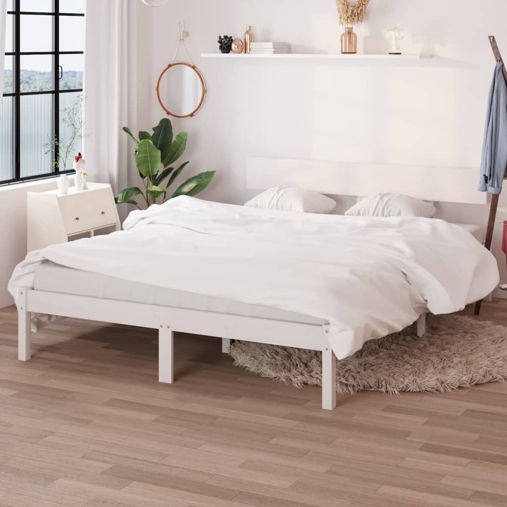 foto del prodotto giroletto bianco in legno massello di pino 140x200 cm cod mxl 52252