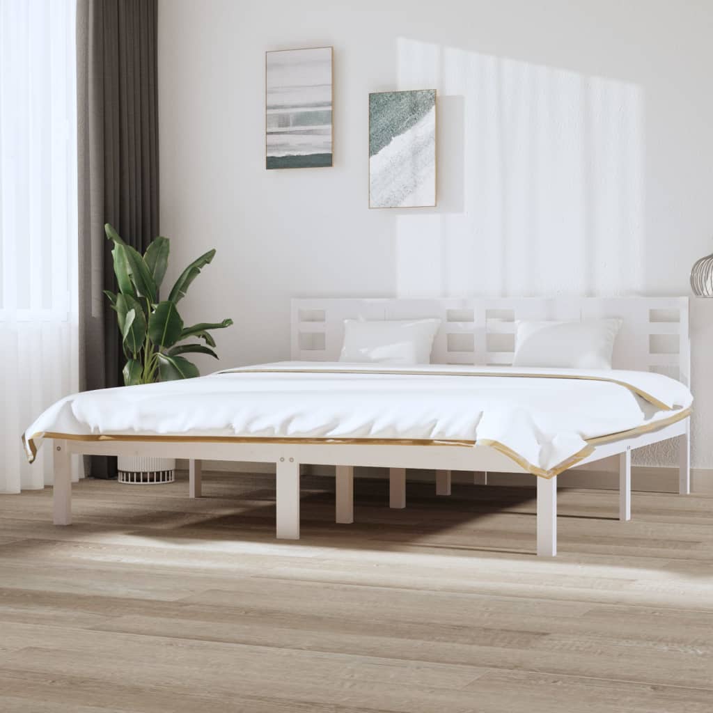 foto del prodotto giroletto bianco in legno massello di pino 200x200 cm cod mxl 64380