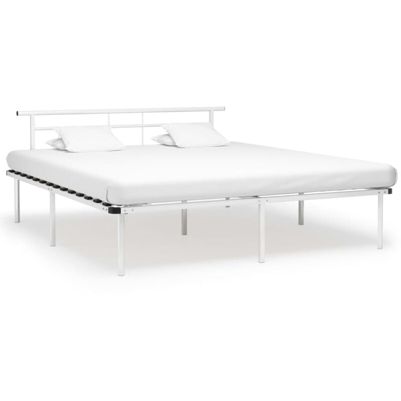 foto del prodotto giroletto bianco in metallo 200x200 cm vidaxl