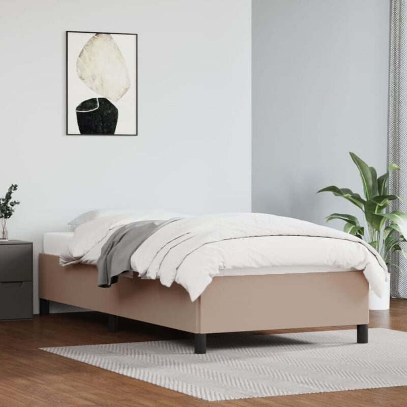 foto del prodotto giroletto cappuccino 100x200 cm in similpelle vidaxl