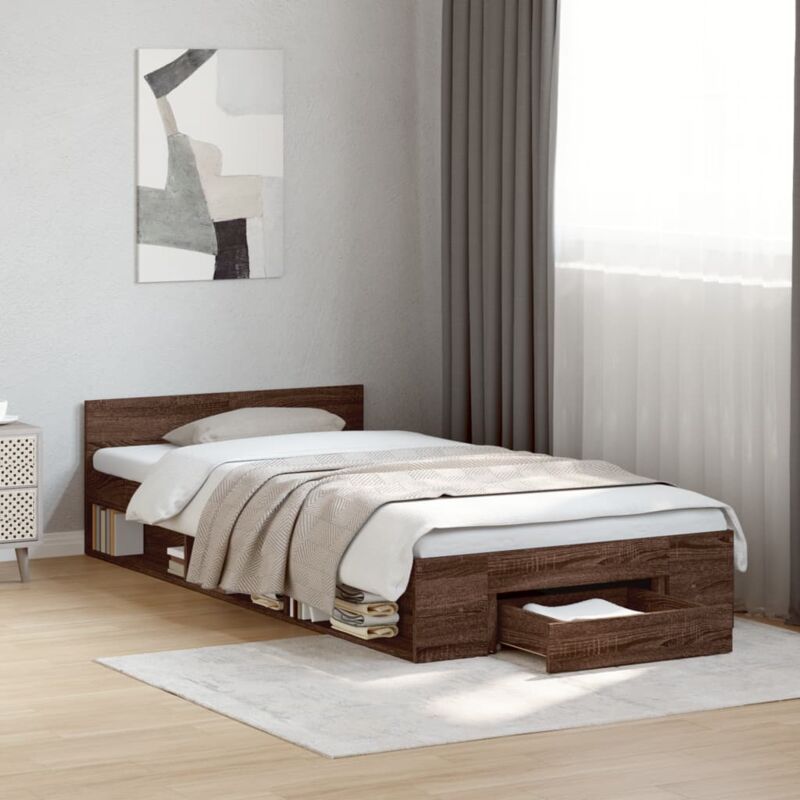 foto del prodotto giroletto cassetto rovere marrone 75x190 cm legno multistrato vidaxl