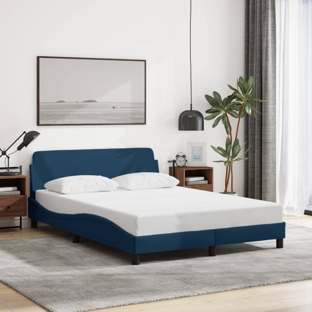 foto del prodotto giroletto con testiera blu 140x200 cm in tessutocod mxl 114258