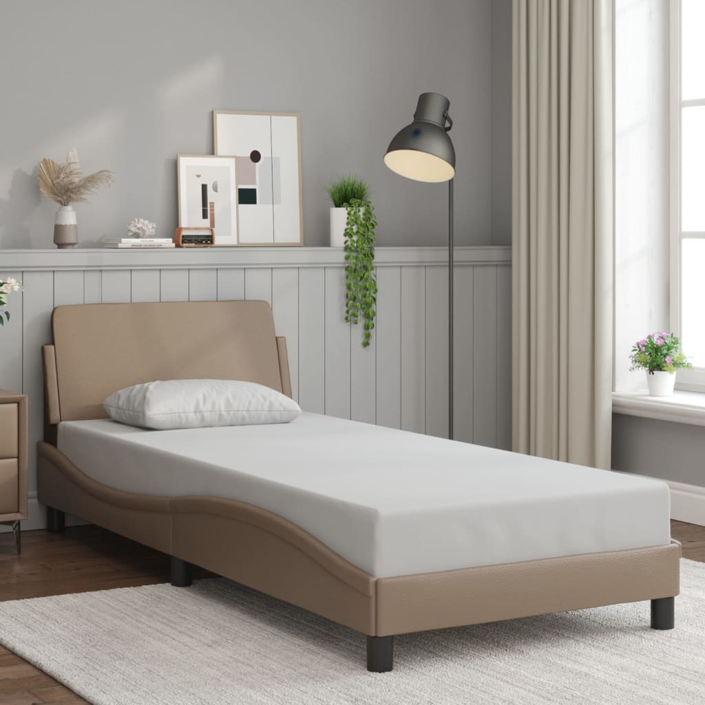 foto del prodotto giroletto con testiera cappuccino 80x200 cm in similpellecod mxl 113220